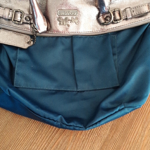 Coach Madison Sophia Metallic Satchel,EUC - Picture 14 of 16